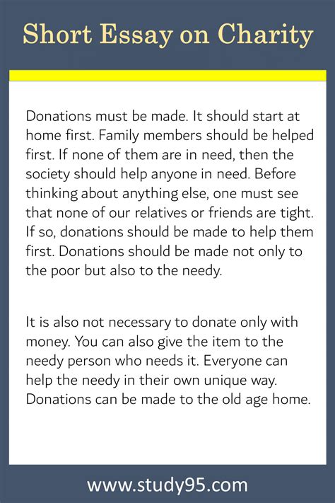 charity essay examples|The Reasons Why Charity Is Important: Free Essay Example.